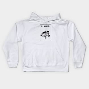 El Flamboyan - Black n White Kids Hoodie